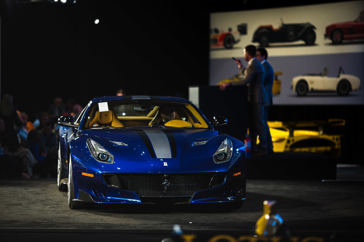2017 Ferrari F12tdf offered at RM Sotheby’s Amelia live auction 2019